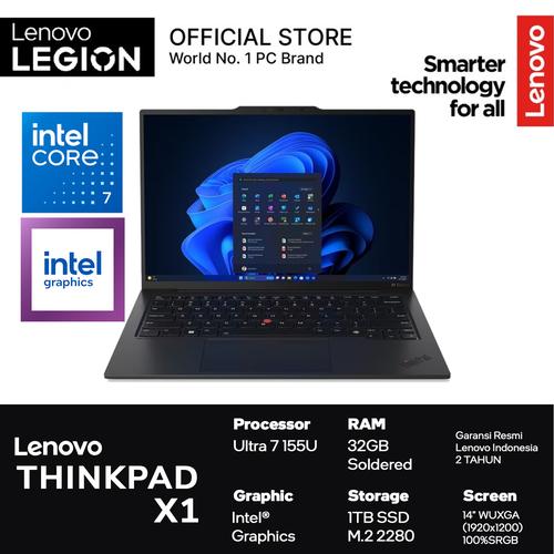 [EZO.2400103] Lenovo Thinkpad X1 Carbon G12 Touch Ultra 7 155U 32GB 1TB W11PRO 14" WUXGA IPS 100SRGB