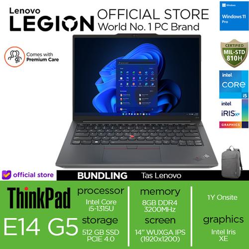 [EZO.2400209] Lenovo Thinkpad E14 GEN 5 i5 1335U 8GB 512SSD W11PRO 14.0WUXGA IPS