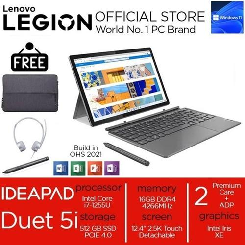 [EZO.2400268] Lenovo Ideapad Duet 5i Touch i7 1255 16GB 512SSD IRISXE W11+OHS 12.4"