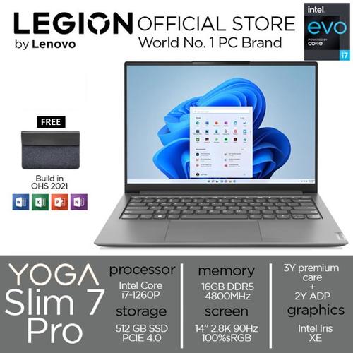 [EZO.2400272] Lenovo Yoga Slim 7i Pro 14 Touch i7 1260P 16GB 512SSD 2.8K 90Hz 47ID