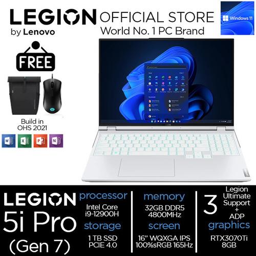 [EZO.2400275] Lenovo Legion 5i Pro 2022 i9 12900 32GB 1TBSSD RTX3070TI 8GB 16" E4ID