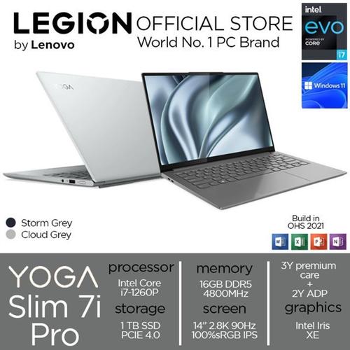 [EZO.2400310] Lenovo Yoga Slim 7i Pro 14 2.8K i7 1260P 16GB 1TBSSD 100%sRGB IPS 2CID