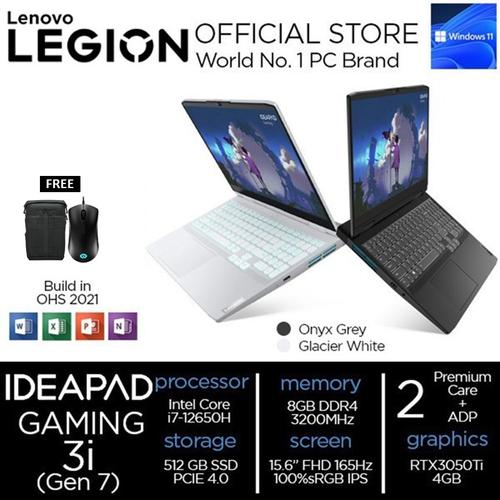 [EZO.2400314] Lenovo Ideapad Gaming 3i 2022 i7 12650 8GB 512SSD RTX3050TI 15.6FHD