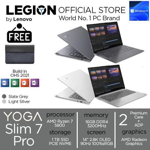 [EZO.2400375] Lenovo Yoga Slim 7 Pro Ryzen 7 5800 16GB 1TBSSD W11+OHS 14.0 2.8K OLED