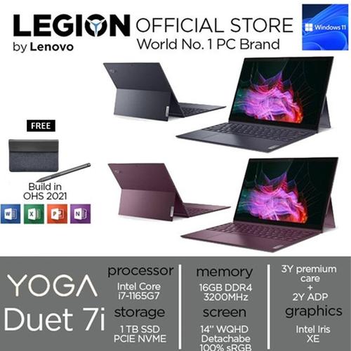 [EZO.2400377] Lenovo Yoga Duet 7i 2in1 Touch i7 1165G7 16GB 1TBssd W11+OHS 13.0WQHD