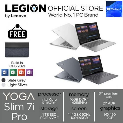 [EZO.2400387] Lenovo YOGA Slim 7i Pro i7 11370 16GB 1TBSSD MX450 2GB W11+OHS 14 2.8K