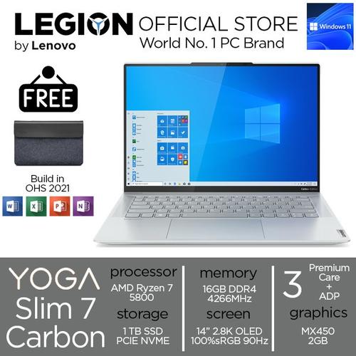 [EZO.2400390] Lenovo YOGA Slim 7 Carbon Ryzen 7 5800 16GB 1TBSSD MX450 2GB 2.8K OLED