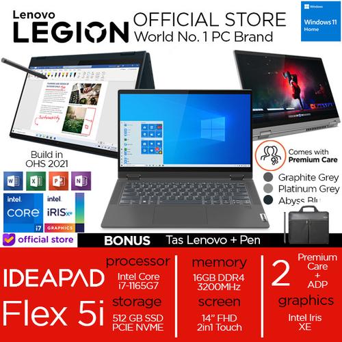 [EZO.2400391] Lenovo Flex 5i 14 2in1 Touch i7 1165G7 16GB 512SSD W11+OHS 14"FHD Blit