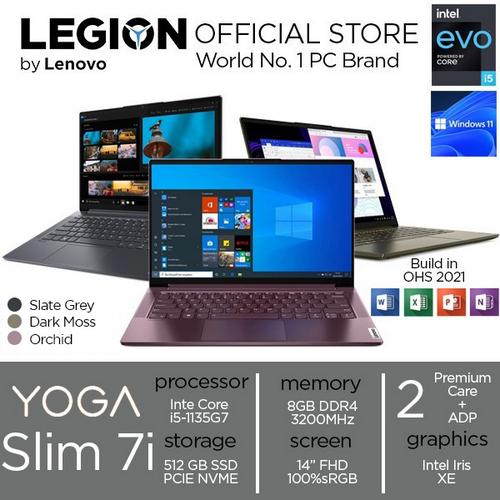 [EZO.2400397] Lenovo Yoga Slim 7i 14 i5 1135G7 8GB 512SSD W11 14.0FHD J1ID/J2ID/GBID