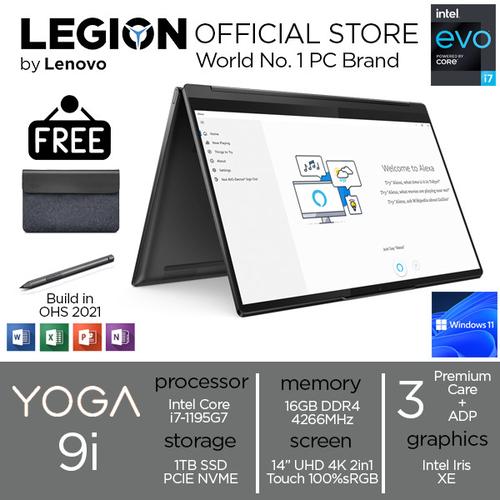 [EZO.2400402] Lenovo YOGA 9i 2in1 Touch i7 1195G7 16GB 1TBSSD W11+OHS 14.0"UHD E6ID