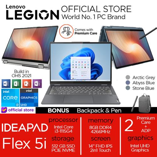 [EZO.2400405] Lenovo Flex 5i 14 2IN1 TOUCH i3 1115G4 8GB 512ssd W10+OHS 14.0FHD BLIT
