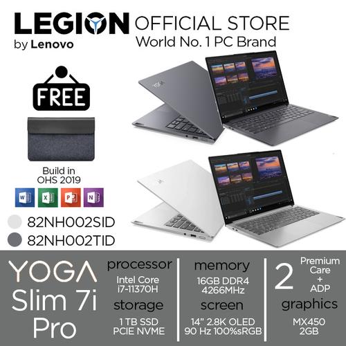 [EZO.2400413] Lenovo YOGA Slim 7i PRO i7 11370 16GB 1TBssd W10 14.0 2.8K OLED Blit