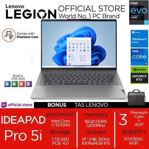 [EZO.2400429] Lenovo Ideapad Pro 5i 14 i7 16GB 1TBSSD RTX3050 6GB W11+OHS 2.8K 120HZ