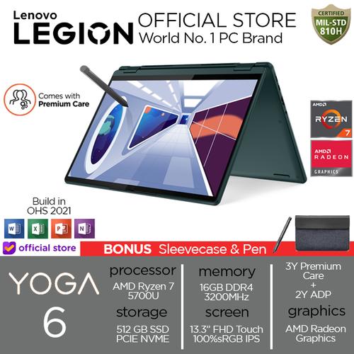 [EZO.2400433] Lenovo Yoga 6 13 2IN1 TOUCH Ryzen 7 5700 16GB 512ssd Vega8 W10 2KID