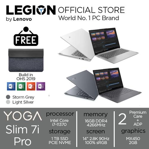 [EZO.2400435] Lenovo Yoga Slim 7 Pro 14 i7 11370 16GB 1TBssd MX450 2GB W10 51ID/52ID