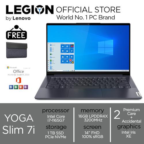 [EZO.2400459] Lenovo Yoga Slim 7 i7 1165G7 16GB 1TBssd IrisXe W10+OHS 14.0FHD B0ID