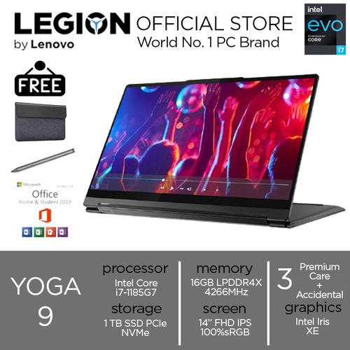 [EZO.2400470] Lenovo Yoga 9 83ID 2in1 Touch i7 1185G7 16GB 1TBssd IrisXe W10 14" FHD