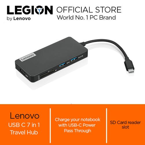 [EZO.2400485] Lenovo USB C 7 in 1 Travel Hub - GX90T77924