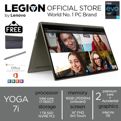 [EZO.2400489] Lenovo Yoga 7 26ID 2in1 Touch i7 1165G7 16GB 1TBssd W10+OHS 14FHD