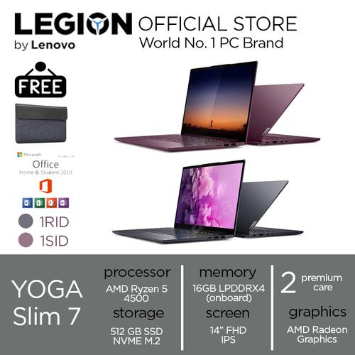 [EZO.2400496] Lenovo Yoga Slim 7 1RID/1SID Ryzen 5 4500 16GB 512ssd Vega6 W10 14"FHD