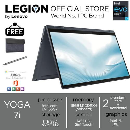[EZO.2400500] Lenovo Yoga 7 27ID 2in1 Touch i7 1165G7 16GB 1TBssd W10+OHS 14FHD