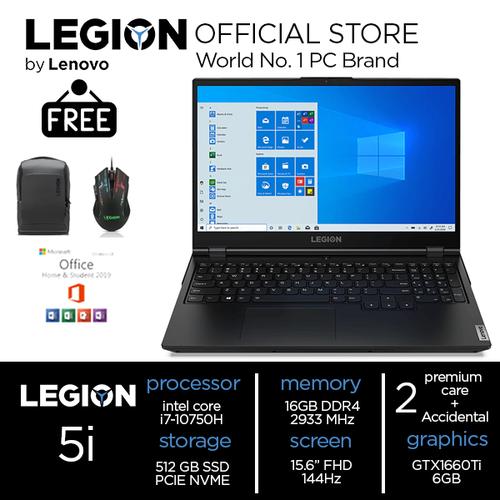 [EZO.2400524] Lenovo Legion 5i 4RID i7 10750 16GB 512ssd GTX1660Ti 6GB W10+OHS 144Hz