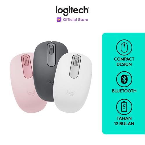 [EZO.8500010] Logitech M196 Mouse Wireless Bluetooth, Mouse Ringkas dan Portabel untuk Laptop, Tablet, dan Lainnya, Baterai 12 Bulan, Penelusuran Mulus, Kompatibel Dengan PC dan Mac, Windows, dan macOS