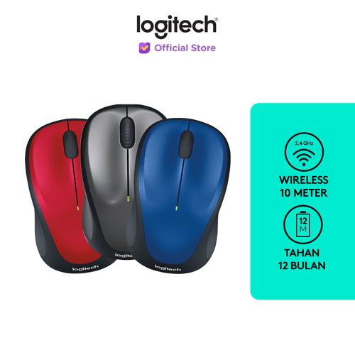 [EZO.8500059] Logitech M235 Mouse Wireless Grip Karet Nyaman