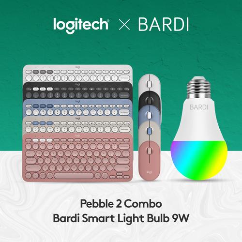 [EZO.8500109] Logitech x Bardi Exclusive Pebble 2 Combo Mouse & Keyboard