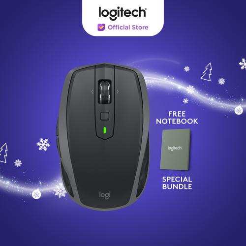 [EZO.8500111] Logitech MX Anywhere 2S Mouse Wireless Bluetooth Edition Rechargeable + Notebook