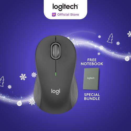 [EZO.8500112] Logitech Signature M550 L Mouse Wireless Bluetooth Silent Clicks + Notebook