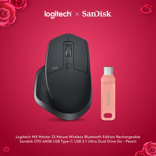 [EZO.8500123] Logitech x SanDisk Exclusive MX Master 2S Mouse Wireless Bluetooth