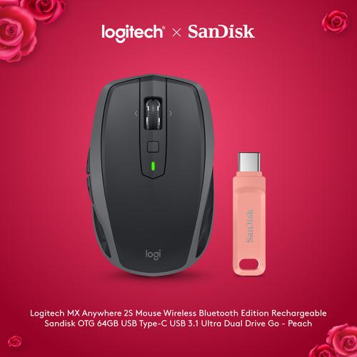 [EZO.8500124] Logitech x SanDisk Exclusive MX Anywhere 2S Mouse Bluetooth