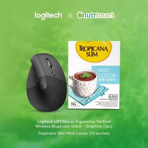 [EZO.8500135] Logitech X Nutrimart Exclusive Bundle - LIFT Mouse Ergonomic Vertical