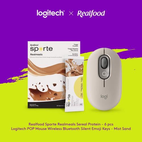 [EZO.8500140] Logitech X Realfood Exclusive Bundle - POP Mouse Wireless