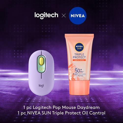 [EZO.8500159] Logitech X NIVEA Exclusive Bundle - POP Mouse Daydream