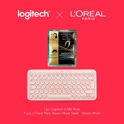 [EZO.8500166] Logitech X L'Oreal Paris Gift Box Ramadan - Hampers Keyboard K380