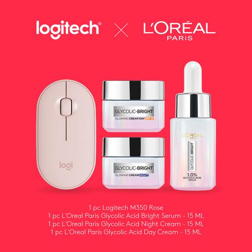 [EZO.8500167] Logitech X L'Oreal Paris Gift Box Ramadan Hampers M350 Mouse Wireless