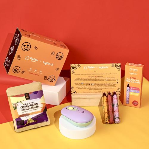 [EZO.8500170] Logitech X Pipiltin - Gift Box Ramadan Hampers Pop Mouse
