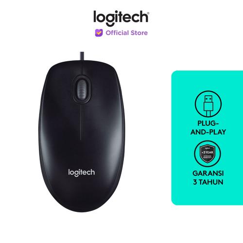 [EZO.8500181] Logitech M100r Mouse Optikal USB Kabel