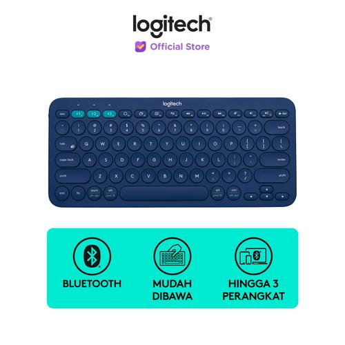 [EZO.8500216] [FS] Logitech K380 Keyboard Wireless Multi Device - Blue