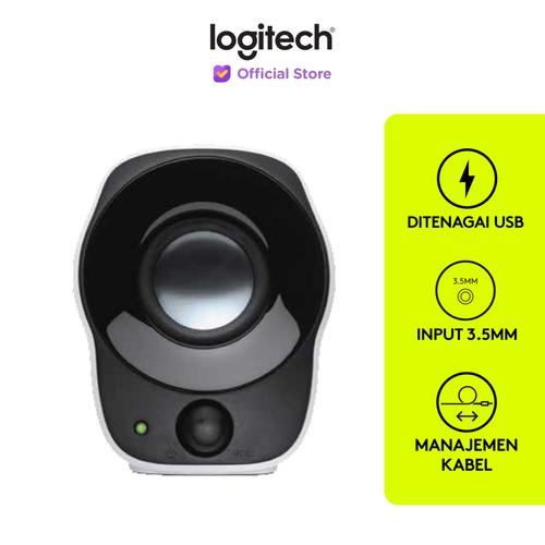 [EZO.8500232] Logitech Z121 2.0 Stereo Speaker USB Compact