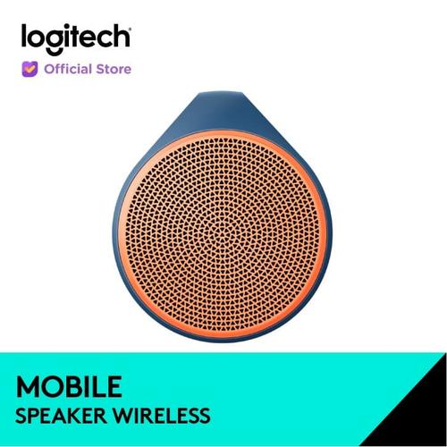 [EZO.8500234] Logitech X100 Mobile Wireless Speaker - Orange