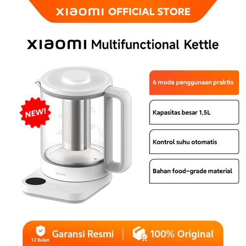 [EZO.3200001] Xiaomi Multifunctional Kettle | 6 mode penggunaan praktis | kapasitas besar 1,5 L | Kontrol suhu otomatis | Bahan food-grade material [Official Store]