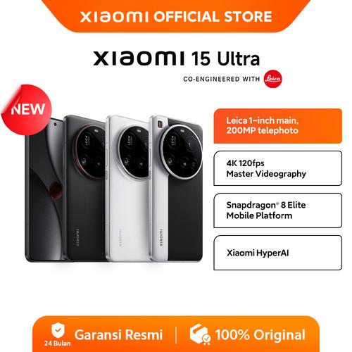 [EZO.3200006] Xiaomi 15 Ultra (16+512/16+1024) Leica 200MP Telephoto 4K 120fps | Snapdragon 8 Elite [Official Store]