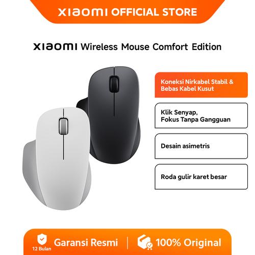 [EZO.3200020] Xiaomi Wireless Mouse Comfort Edition |  Desain Ergonomis | Klik Senyap | Koneksi Nirkabel Stabil | Tahan Lama & Anti Aus [Official Store]