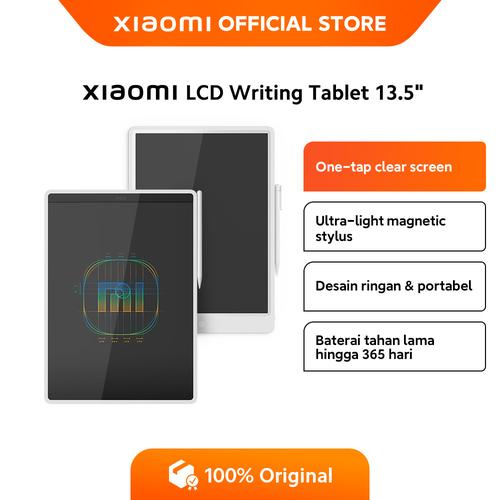 [EZO.3200037] Mi LCD Writing Tablet 13.5 | One tap clear screen | Ultra light magnetic stylus | Desain ringan dan portabel [Official Store]