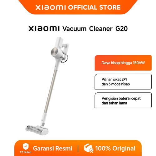 [EZO.3200048] Xiaomi Vacuum Cleaner G20 | Daya Hisap 150 AW | Pilihan sikat 2+1 | 3 Mode hisap | Pengisian baterai cepat dan tahan lama [Official Store]