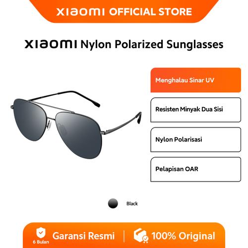 [EZO.3200068] Xiaomi Nylon Polarized Sunglasses | Menghalau Sinar UV | Resisten Minyak | Nylon Polarisasi | Pelapisan OAR | Kacamata [Official Store]