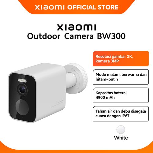 [EZO.3200080] Xiaomi Outdoor Camera BW300 | Resolusi 2K | 4900 mAh | Tahan air IP67 | CCTV [ Official Store ]